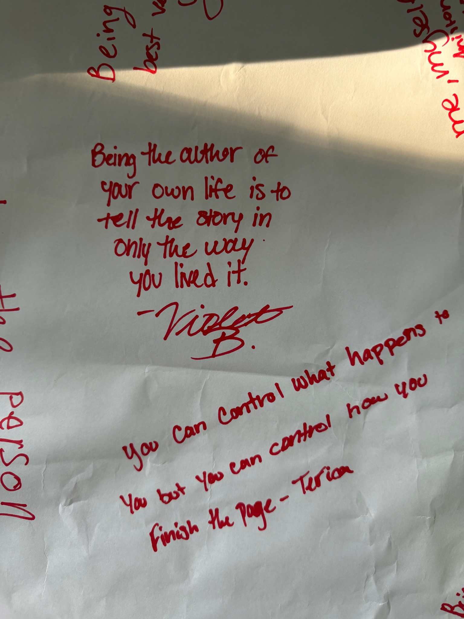 Students learning storytelling